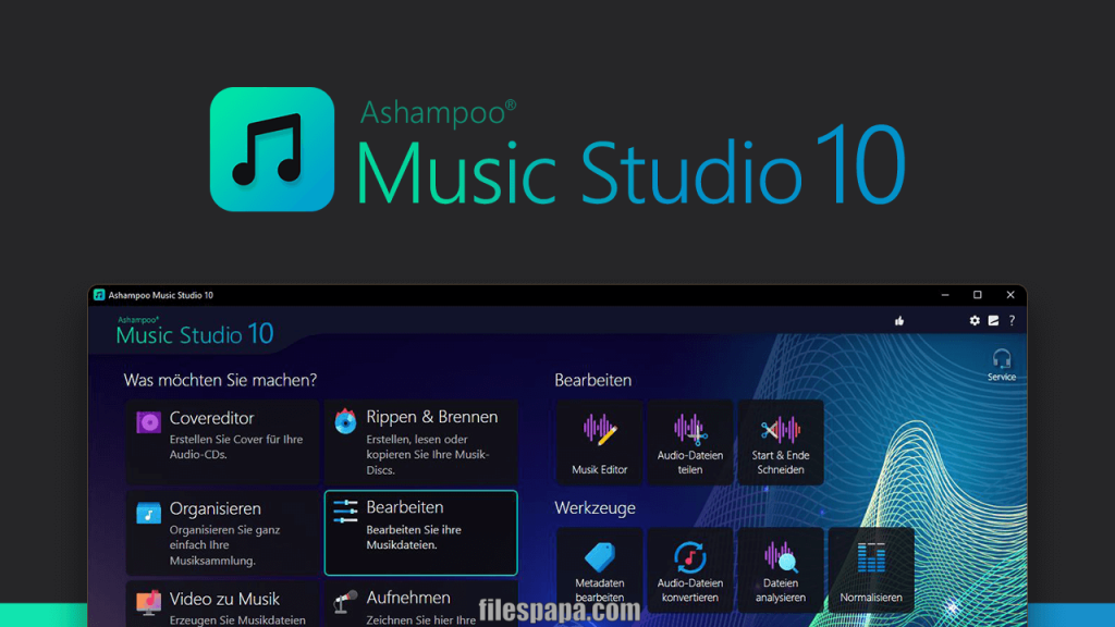 تحميل Ashampoo Music Studio الكراك مجانا